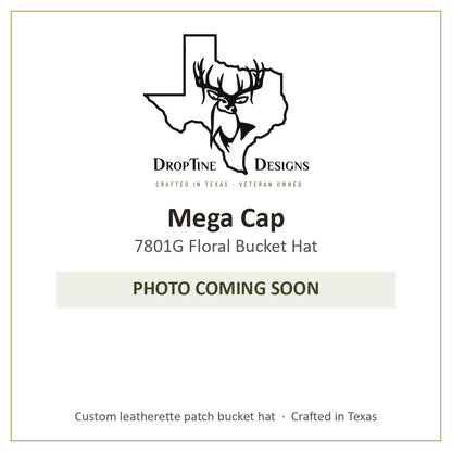 Photo coming soon: Mega Cap 7801G Floral Bucket Hat
