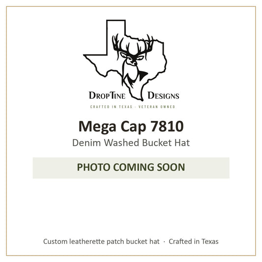 Photo coming soon: Mega Cap 7810 Denim Washed Bucket Hat