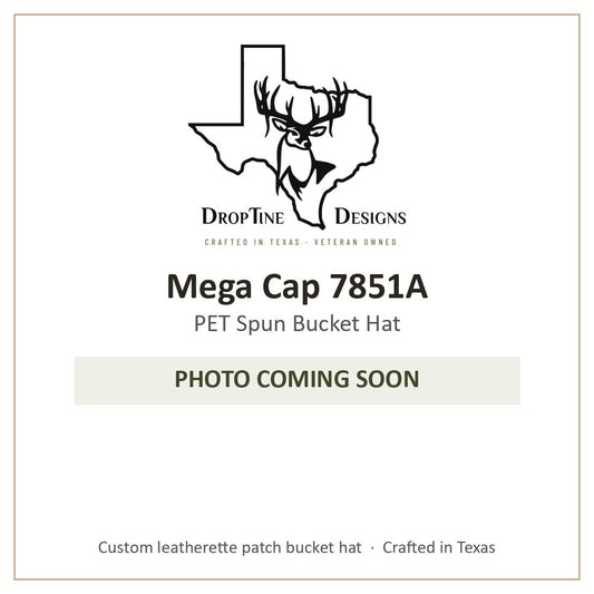 Photo coming soon: Mega Cap 7851A PET Spun Bucket Hat