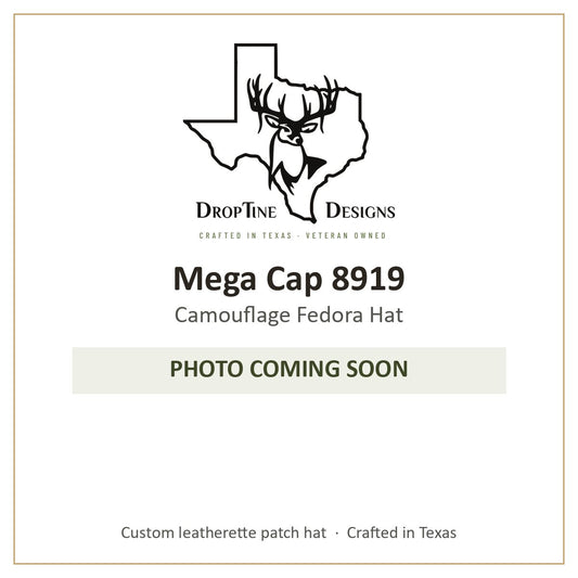Photo coming soon: Mega Cap 8919 Camouflage Fedora Hat