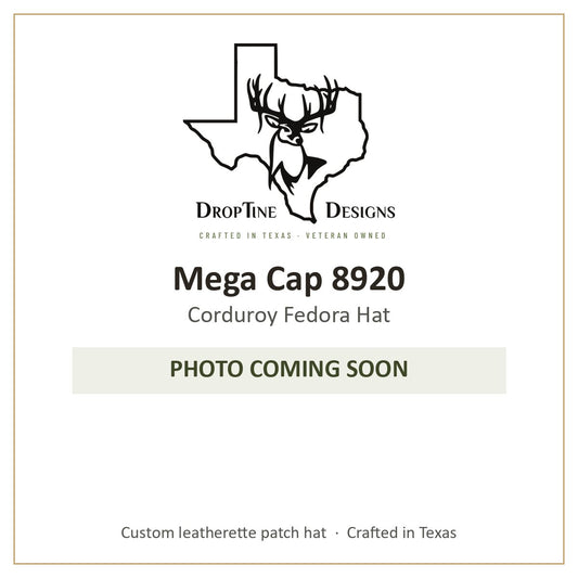 Photo coming soon: Mega Cap 8920 Corduroy Fedora Hat