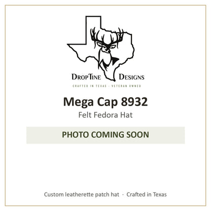 Photo coming soon: Mega Cap 8932 Felt Fedora Hat
