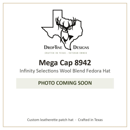 Photo coming soon: Mega Cap 8942 Infinity Selections Wool Blend Fedora Hat