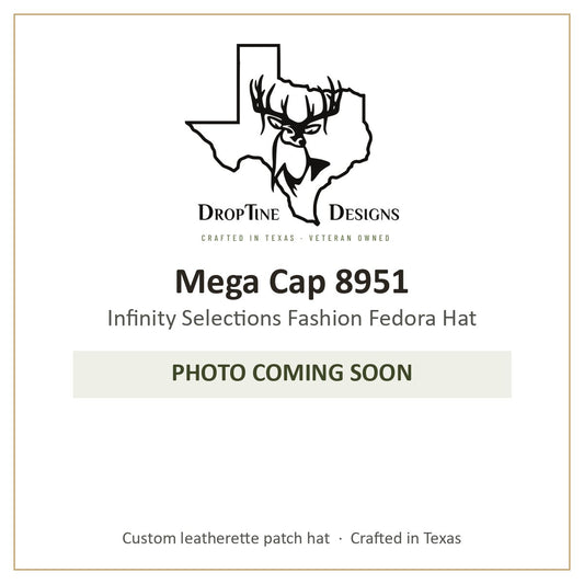 Photo coming soon: Mega Cap 8951 Infinity Selections Fashion Fedora Hat