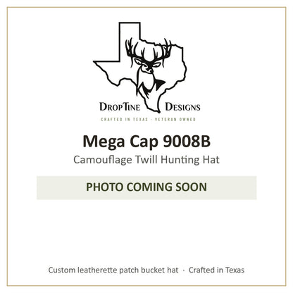 Photo coming soon: Mega Cap 9008B Camouflage Twill Hunting Hat