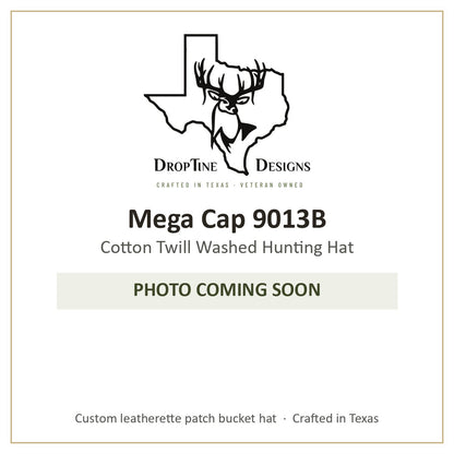 Photo coming soon: Mega Cap 9013B Cotton Twill Washed Hunting Hat