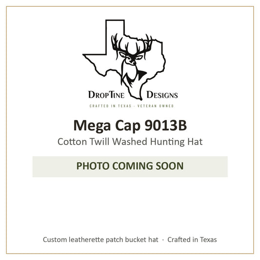 Photo coming soon: Mega Cap 9013B Cotton Twill Washed Hunting Hat
