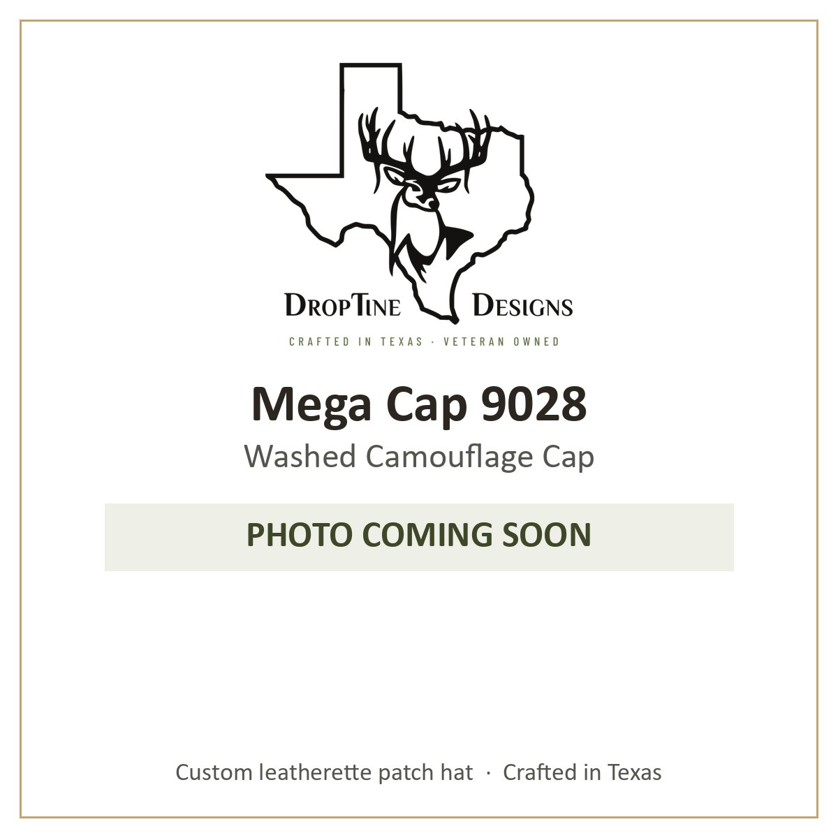 Photo coming soon: Mega Cap 9028 Washed Camouflage Cap