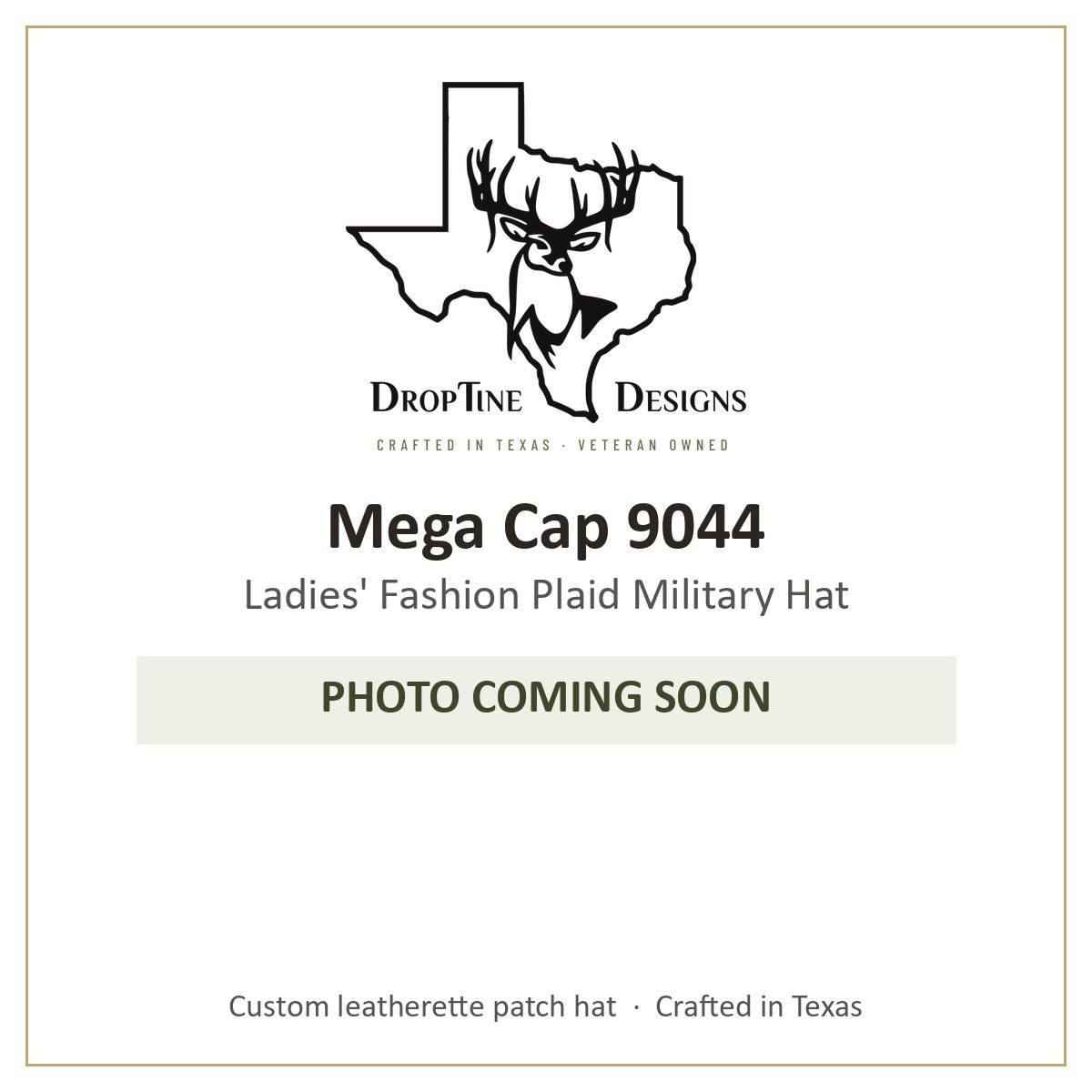 Photo coming soon: Mega Cap 9044 Ladies' Fashion Plaid Military Hat