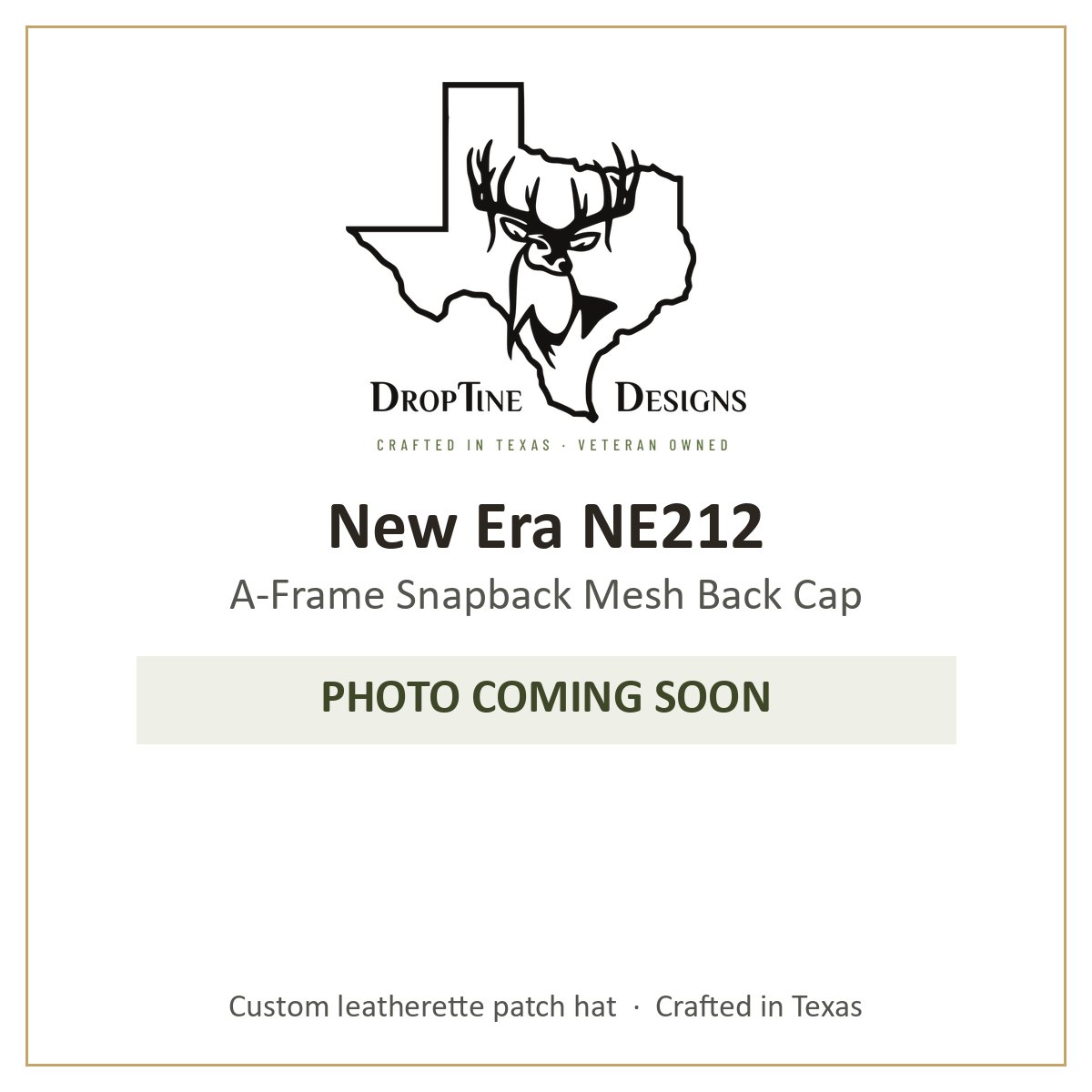 Photo coming soon: New Era NE212 A-Frame Snapback Mesh Back Cap