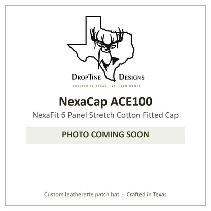 Photo coming soon: NexaCap ACE100 NexaFit 6 Panel Stretch Cotton Fitted Cap