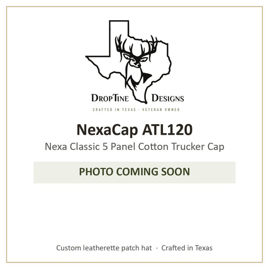 Photo coming soon: NexaCap ATL120 Nexa Classic 5 Panel Cotton Trucker Cap