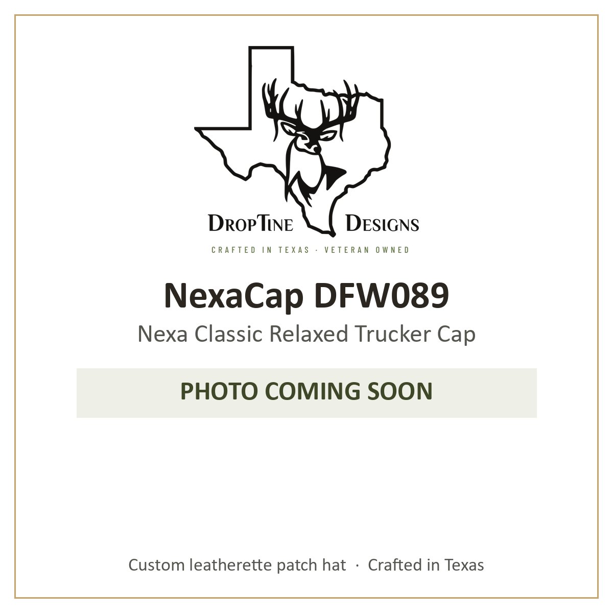 Photo coming soon: NexaCap DFW089 Nexa Classic Relaxed Trucker Cap