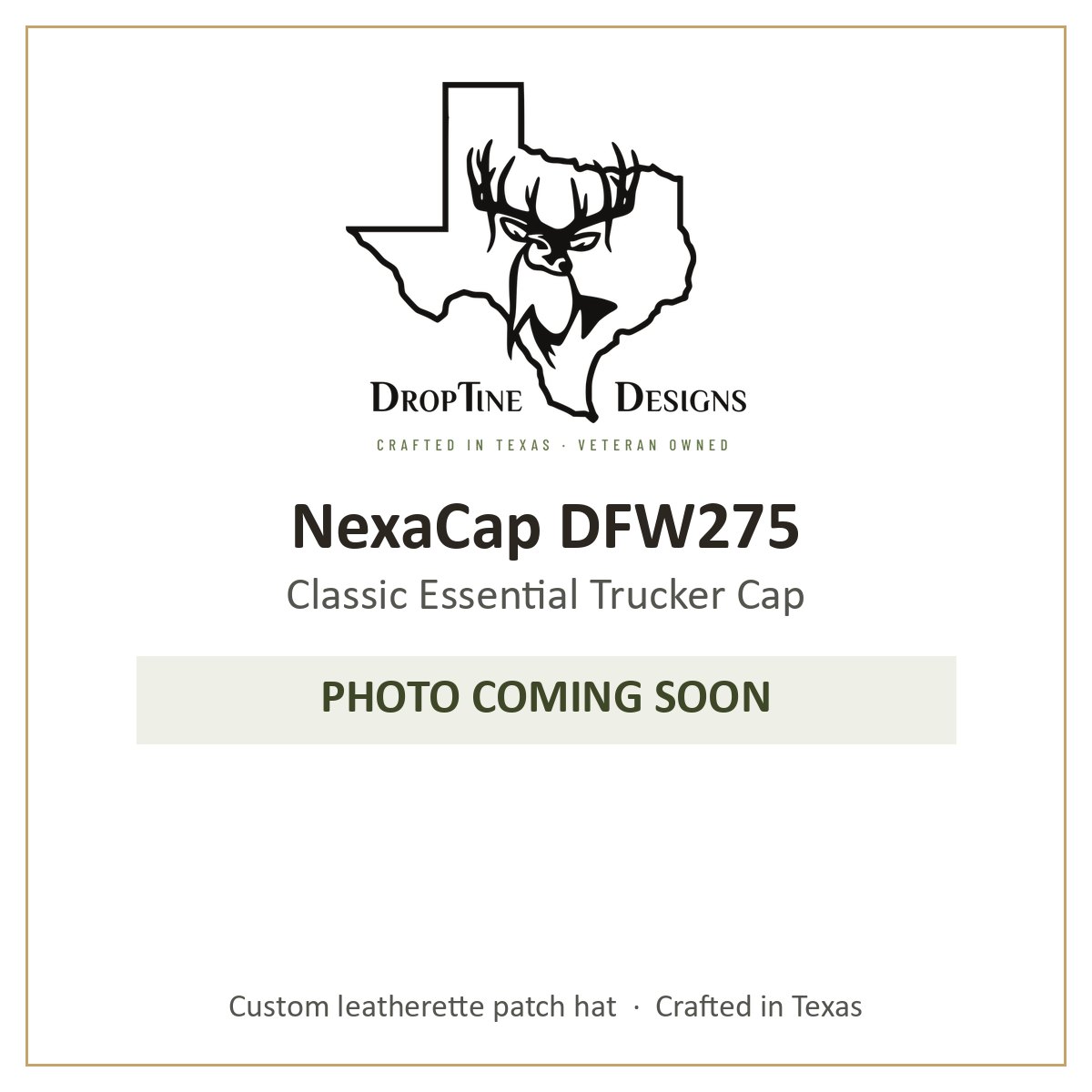 Photo coming soon: NexaCap DFW275 Classic Essential Trucker Cap