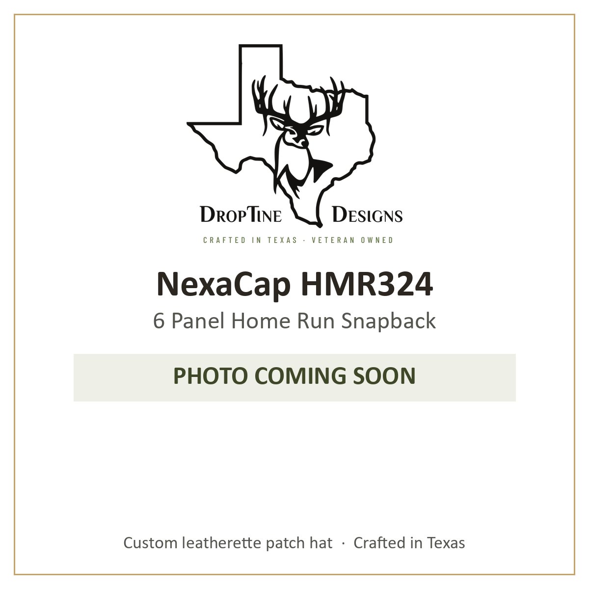 Photo coming soon: NexaCap HMR324 6 Panel Home Run Snapback