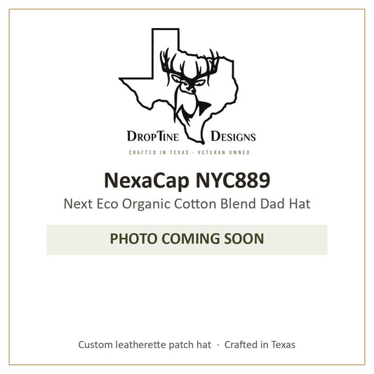 Photo coming soon: NexaCap NYC889 Next Eco Organic Cotton Blend Dad Hat