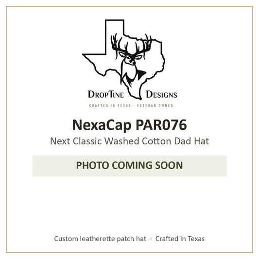 Photo coming soon: NexaCap PAR076 Next Classic Washed Cotton Dad Hat