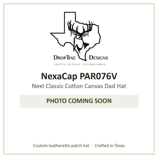 Photo coming soon: NexaCap PAR076V Next Classic Cotton Canvas Dad Hat