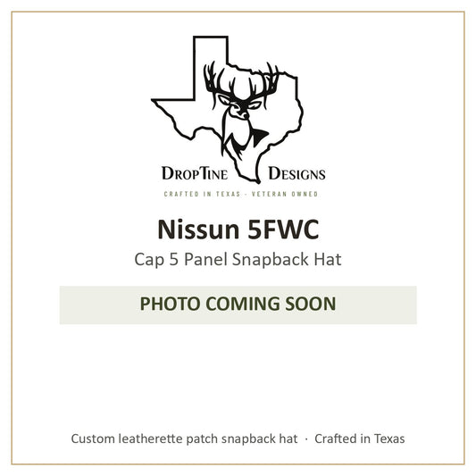 Photo coming soon: Nissun 5FWC Cap 5 Panel Snapback Hat