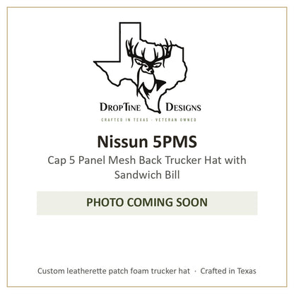 Photo coming soon: Nissun 5PMS Cap 5 Panel Mesh Back Trucker Hat with Sandwich Bill
