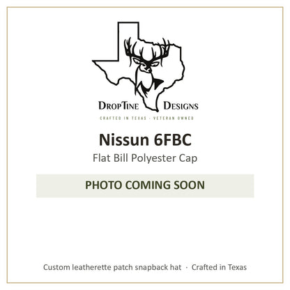 Photo coming soon: Nissun 6FBC Flat Bill Polyester Cap