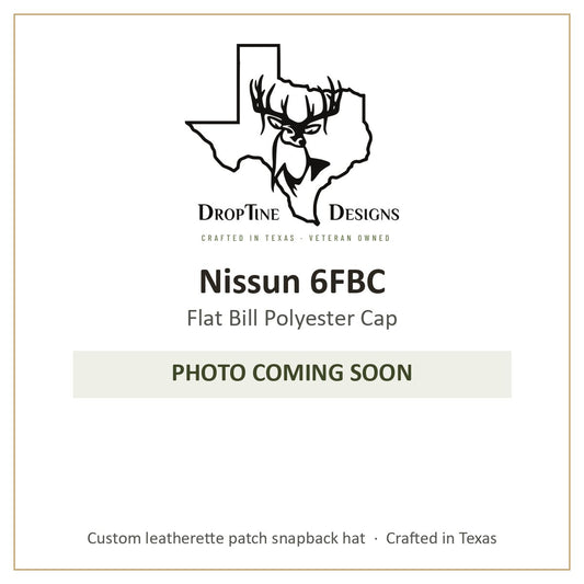 Photo coming soon: Nissun 6FBC Flat Bill Polyester Cap