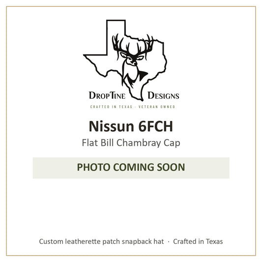 Photo coming soon: Nissun 6FCH Flat Bill Chambray Cap