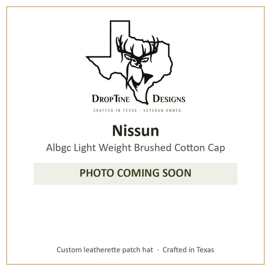 Photo coming soon: Nissun Albgc Light Weight Brushed Cotton Cap