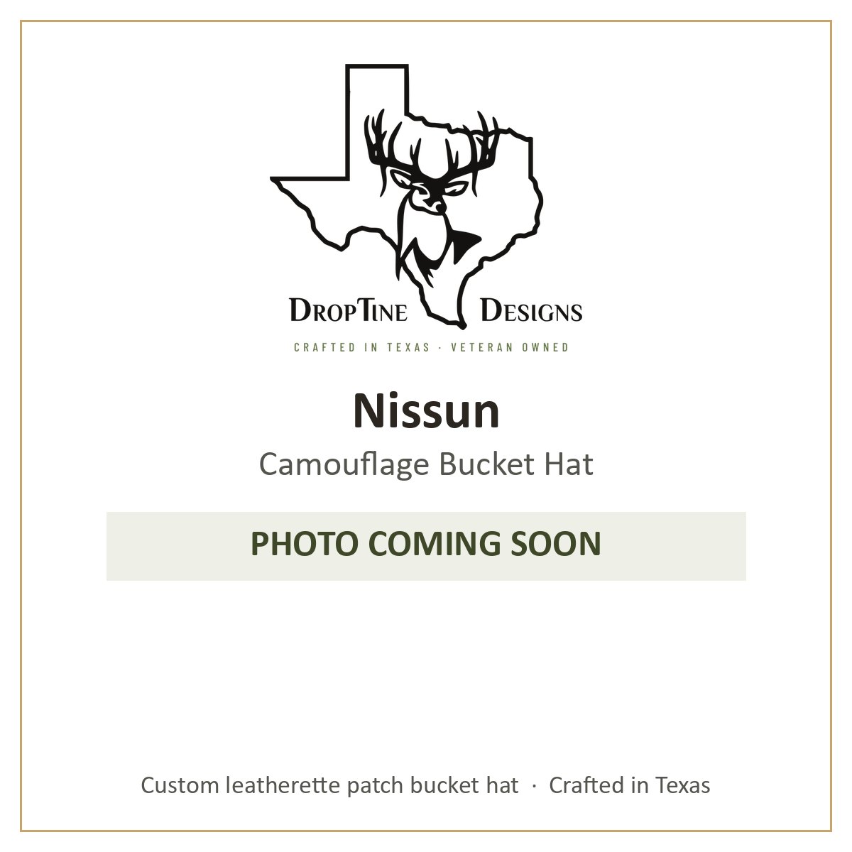 Photo coming soon: Nissun Camouflage Bucket Hat