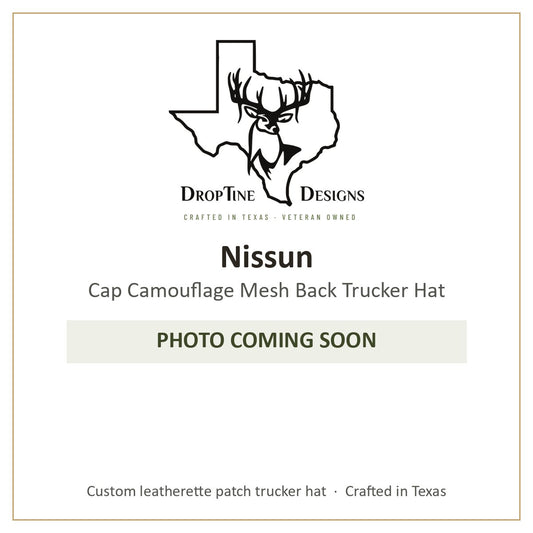 Photo coming soon: Nissun Cap Camouflage Mesh Back Trucker Hat