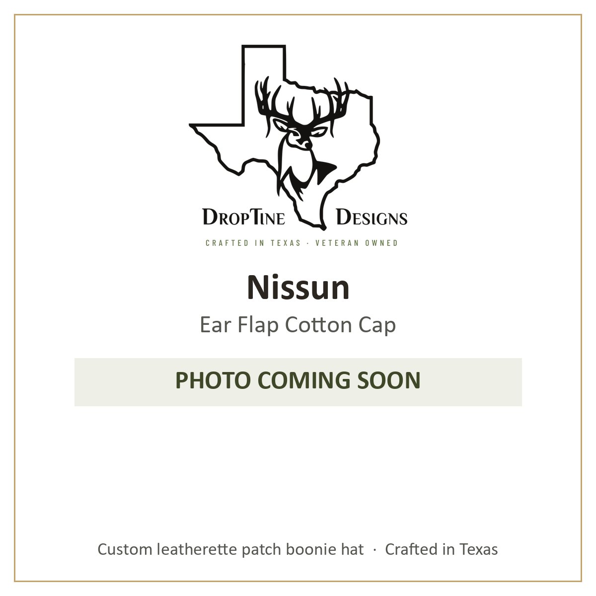 Photo coming soon: Nissun Ear Flap Cotton Cap