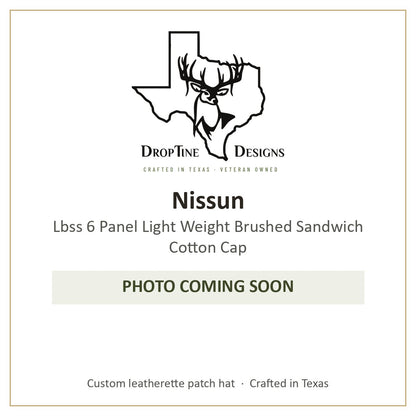 Photo coming soon: Nissun Lbss 6 Panel Light Weight Brushed Sandwich Cotton Cap