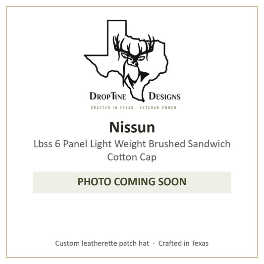Photo coming soon: Nissun Lbss 6 Panel Light Weight Brushed Sandwich Cotton Cap