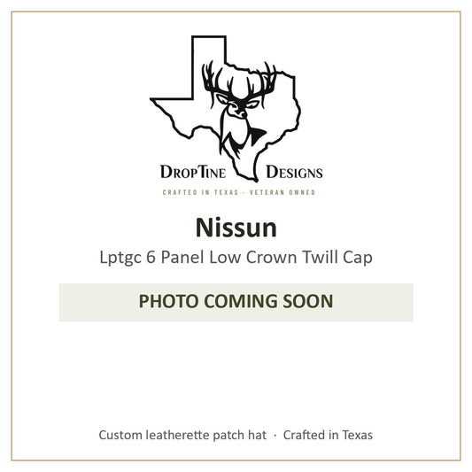Photo coming soon: Nissun Lptgc 6 Panel Low Crown Twill Cap