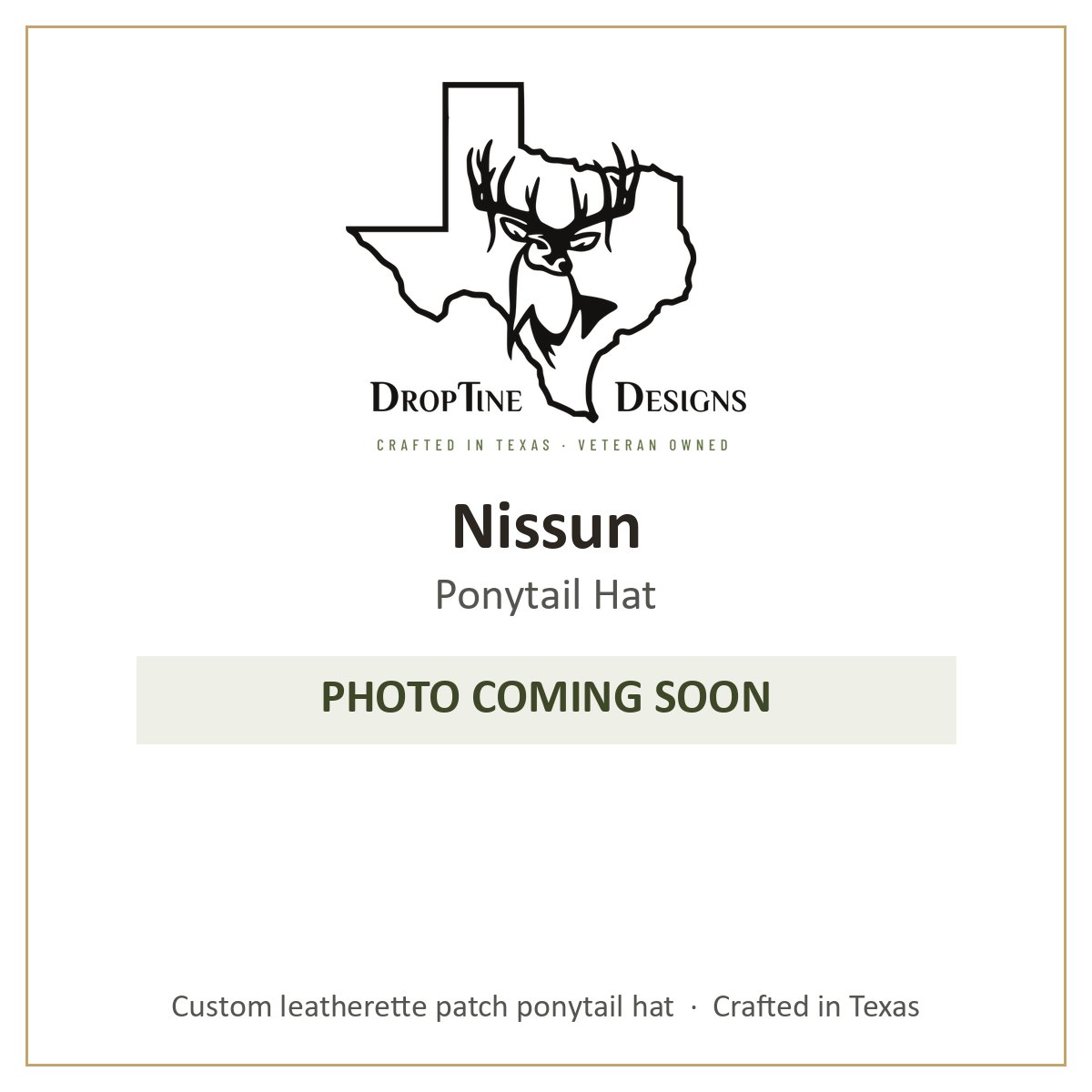Photo coming soon: Nissun Ponytail Hat