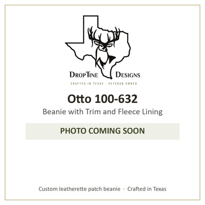 Photo coming soon: Otto 100-632 Beanie with Trim and Fleece Lining