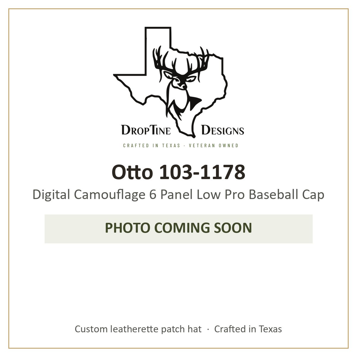 Photo coming soon: Otto 103-1178 Digital Camouflage 6 Panel Low Pro Baseball Cap