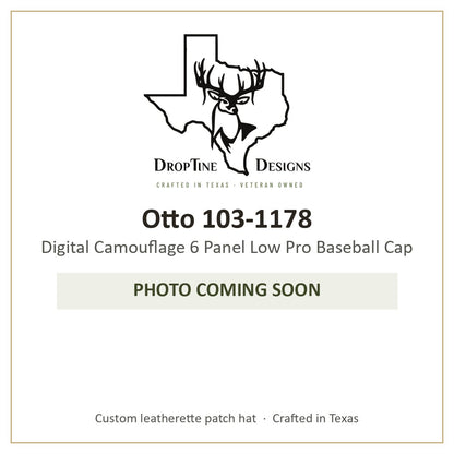 Photo coming soon: Otto 103-1178 Digital Camouflage 6 Panel Low Pro Baseball Cap