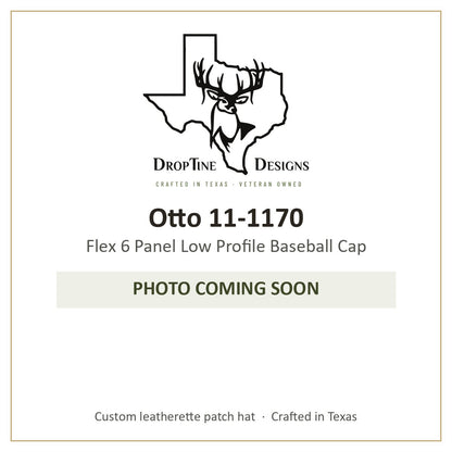 Photo coming soon: Otto 11-1170 Flex 6 Panel Low Profile Baseball Cap