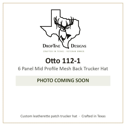 Photo coming soon: Otto 112-1 6 Panel Mid Profile Mesh Back Trucker Hat