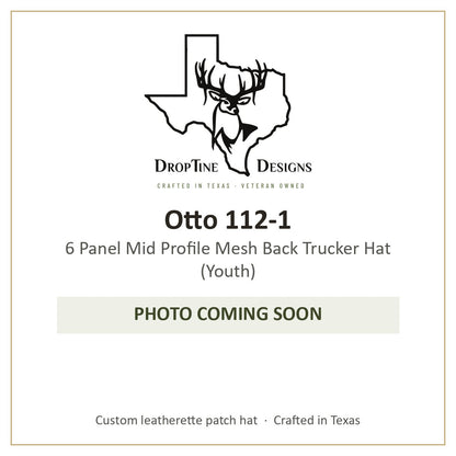 Photo coming soon: Otto 112-1 6 Panel Mid Profile Mesh Back Trucker Hat (Youth)