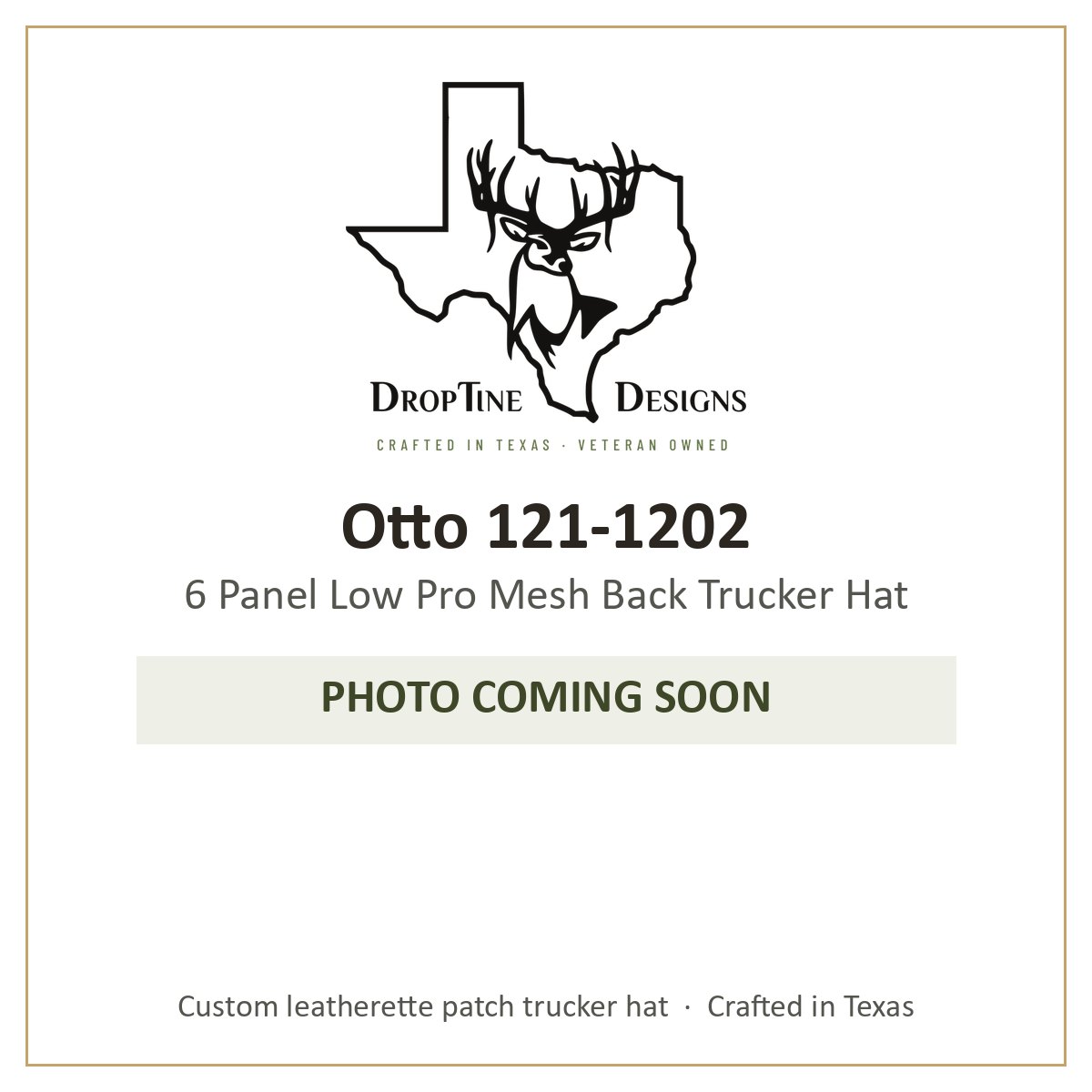 Photo coming soon: Otto 121-1202 6 Panel Low Pro Mesh Back Trucker Hat