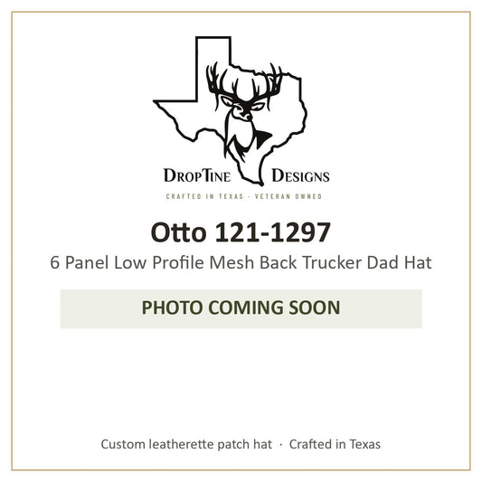 Photo coming soon: Otto 121-1297 6 Panel Low Profile Mesh Back Trucker Dad Hat
