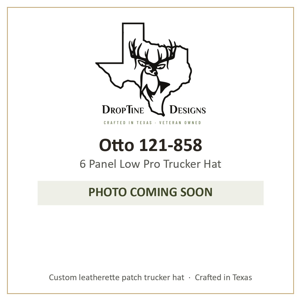 Photo coming soon: Otto 121-858 6 Panel Low Pro Trucker Hat