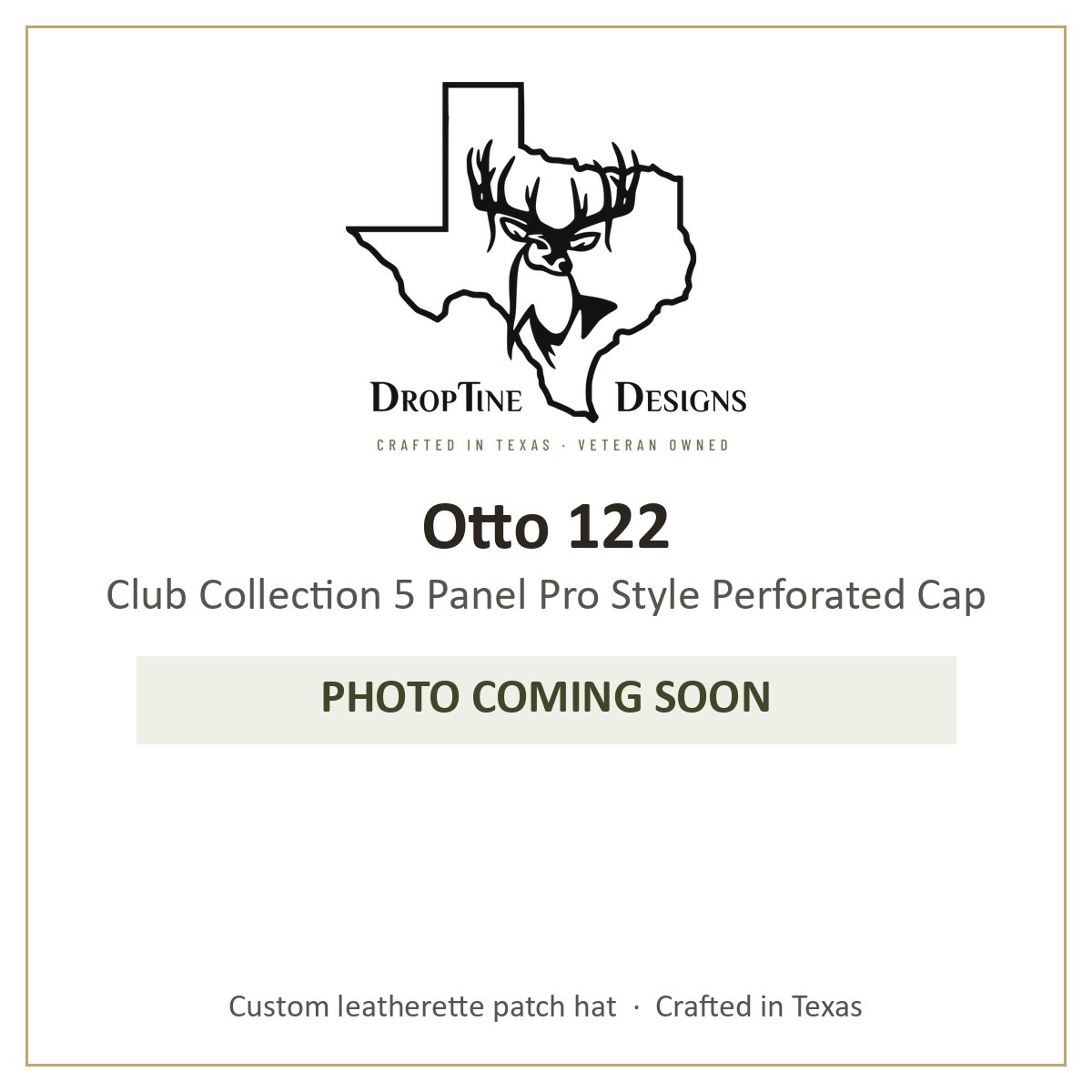 Photo coming soon: Otto 122 Club Collection 5 Panel Pro Style Perforated Cap