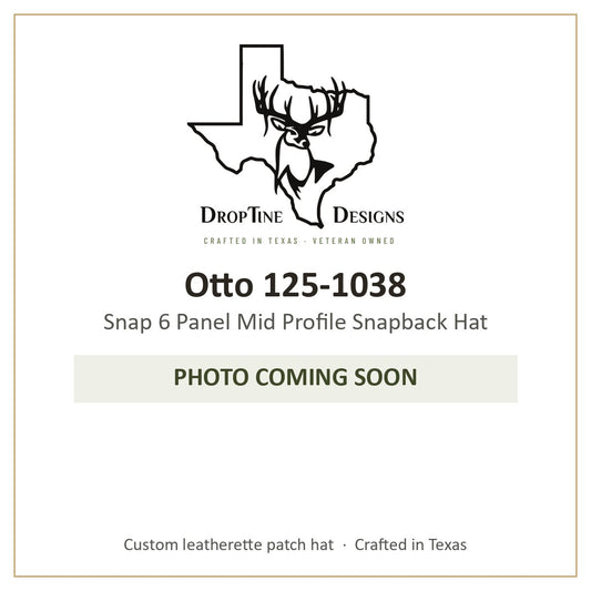 Photo coming soon: Otto 125-1038 Snap 6 Panel Mid Profile Snapback Hat