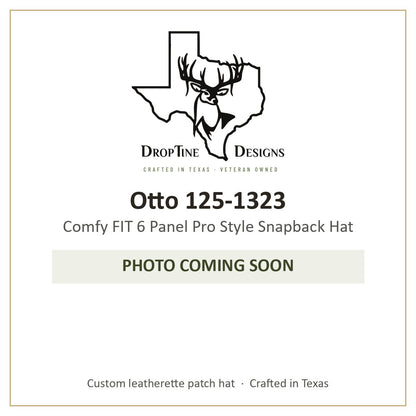 Photo coming soon: Otto 125-1323 Comfy FIT 6 Panel Pro Style Snapback Hat