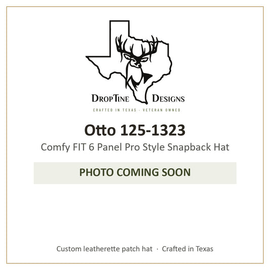 Photo coming soon: Otto 125-1323 Comfy FIT 6 Panel Pro Style Snapback Hat