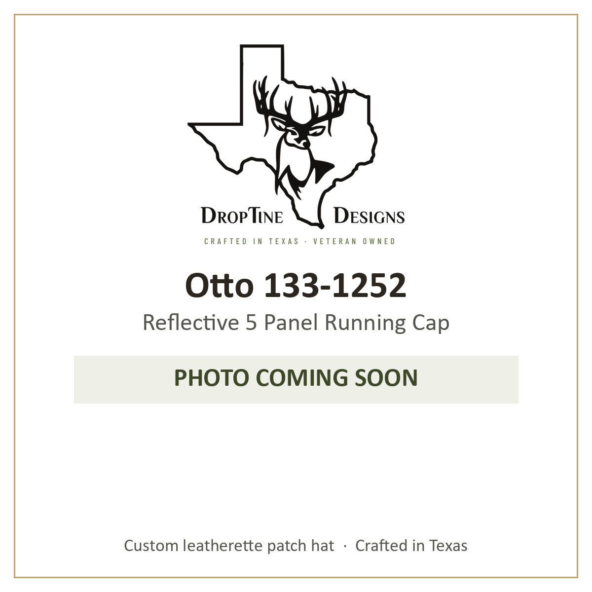 Photo coming soon: Otto 133-1252 Reflective 5 Panel Running Cap