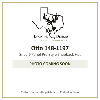 Photo coming soon: Otto 148-1197 Snap 6 Panel Pro Style Snapback Hat